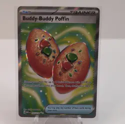 Buddy-Buddy Poffin 167/132 Me01: Mega Evolution Holo Trainer-Item Pokemon TCG - Image 1
