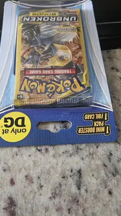 Sealed Pokemon Sun & Moon Unbroken Dollar General Pack 1 Packs 1 Bonus Card 2022 - Image 5