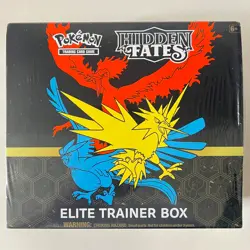 Hidden Fates Elite Trainer Box - ETB - Factory Sealed SM Pokemon TCG - Near Mint - Image 1