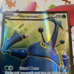 Heracross EX 105/111 Rare Ultra Furious Fists Pokemon Nm - Image 3