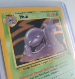 Pokemon TCG Muk Fossil 13/62 Holo Unlimited Holo Rare - Image 2