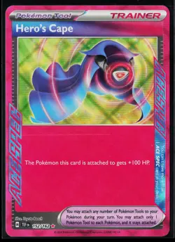 Hero's Cape 152/162 ACE SPEC Rare Temporal Forces Pokemon NM - Image 1