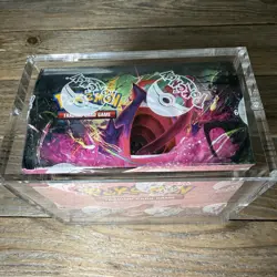 Pokemon TCG Sword & Shield Fusion Strike Booster Box Factory Sealed Acrylic Case - Image 3