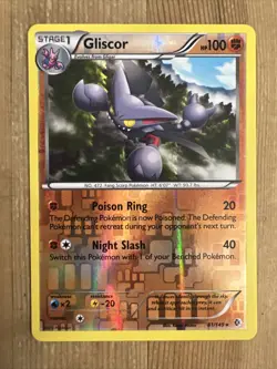 Gliscor - 81/149 - Holo Rare - Reverse Holo VLP English Pokemon Boundaries Cross - Image 1