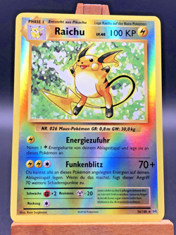 Pokemon XY Evolution Raichu Reverse Holo Rare Deutsch German 36/108 NM-MT - Image 1