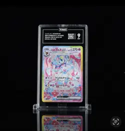 TAG 9 MINT JAPANESE POKEMON 2024 SYLVEON EX 212/187 TERASTAL FESTIVAL SV8a - Image 1
