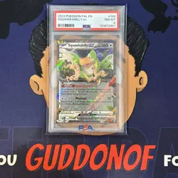 PSA 8 NEAR MINT 2023 Pokemon Paldea Evolved SQUAWKABILLY EX #169 Holo - Image 1