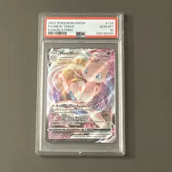 Pokemon TCG: 2021 Mew VMAX 114/264 Swsh08: Fusion Strike Holo PSA 10 - Image 1