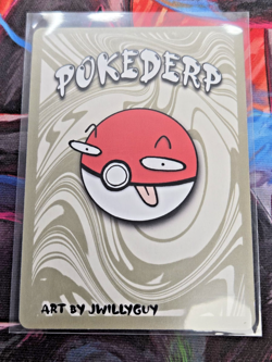 Gastly 6/9 - Cracked Ice Holo - Pokederp Christmas Fan Art - Pokemon - Image 2