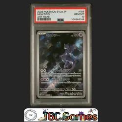 Mewtwo Pokemon Japanese Sv2A Pokemon 151 #183 Art Rare PSA 10 - Image 1