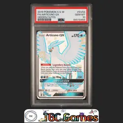Articuno GX Pokemon Sun & Moon Hidden Fates #SV54 PSA 10 - Image 1