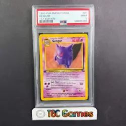 Gengar Fossil 1st Edition #20 PSA 9 - Image 1