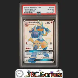 Lucario GX Pokemon Sun & Moon Hidden Fates #SV64 PSA 10 - Image 1