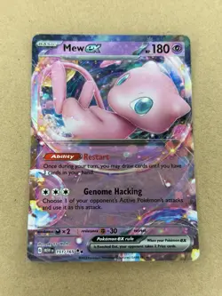 Mew Ex 151/165 Pokemon TCG Scarlet Violet 151 Full Art Rare Holo NM - Image 1