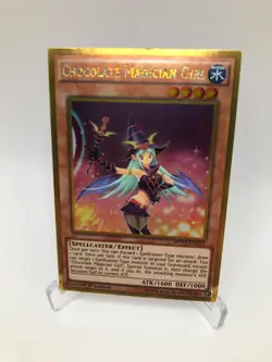 Chocolate Magician Girl MVP1-ENS52 - 1st Edition - Gold Rare - Yugioh TCG - NM - Image 1