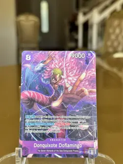 One Piece TCG Donquixote Doflamingo OP10-071 SR Alt Art English NM - Image 1