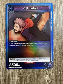 Union Arena Yuji Itadori Foil - UEX02BT/JJK-2-006 - Jujutsu Kaisen - Image 1
