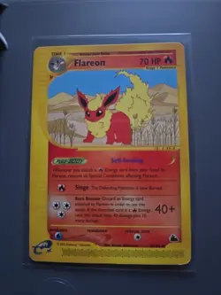 Pokemon Flareon Skyridge 8/144 Rare 70 HP 2003 Regular TCG Card - Image 1