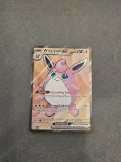 Pokemon TCG Scarlet & Violet Wigglytuff EX 187/165 Full Art Ultra Rare Holo Card - Image 2