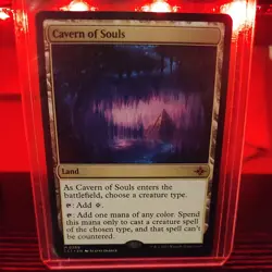 Magic: The Gathering Land Cavern of Souls Mythic Regular Card Near Mint - Image 1