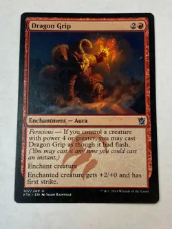 Dragon Grip - Magic the Gathering MTG Khans of Tarkir Single Card - Image 1