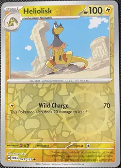 Heliolisk 071/167 Sv06: Twilight Masquerade Reverse Holo - Pokemon Card - Image 1