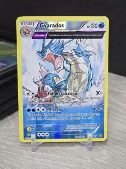 Pokemon Card TCG Gyarados 21/98 Holo Rare Full Art XY Ancient Origins 2015 NM - Image 3