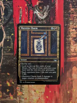 MTG Card : (1x) Maestros Charm (Streets Of New Capenna) SHOWCASE - Image 1