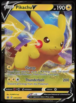 Pikachu V - SWSH: Sword & Shield Promo Cards #SWSH061 Promo Holofoil NM - Image 1
