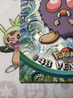 #48 Venonat - Topps TV Edition Pokemon Card - Black Label MP - Image 5