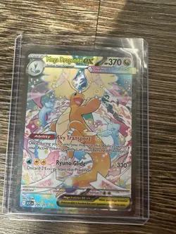 MINT Pokemon TCG Mega Dragonite EX Full Art Holo Card 370 Dragon 290/217 - Image 1