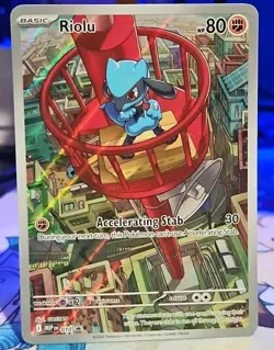 Riolu 010 ME01 Mega Evolution Promo Holo – 2025 Pokemon TCG ETB Card Exclusive - Image 1