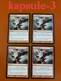 4x Thunderbolt | Avacyn Restored | MTG Magic Cards - Image 1