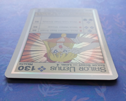 Sailor Moon CCG Ultra Rare Card #156 Venus Holo Foil Premiere 2000 Dic Dart - Image 3