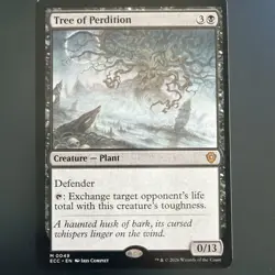 Tree of Perdition Commander: Lorwyn Eclipsed Regular RARE MTG 049 NM - Image 1