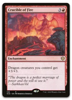 Crucible of Fire #129 (NM) Starter Commander SCD Magic MTG - Image 1