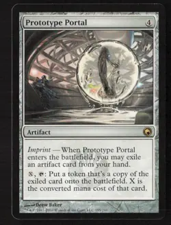 Prototype Portal Scars of Mirrodin #195 LP Magic the Gathering - Image 1