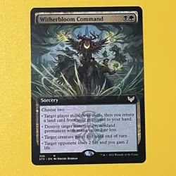 Witherbloom Command | Extended Art | R | 356 | Strixhaven: School of Mages | MTG - Image 1
