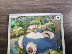 Snorlax SVP 051 Illustration Rare Black Star Promo Pokemon 151 Pokemon TCG - NM - Image 3