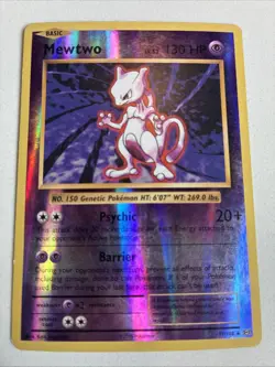 Pokemon TCG Mewtwo 51/108 XY Evolutions Reverse Holo Rare LP - Image 1
