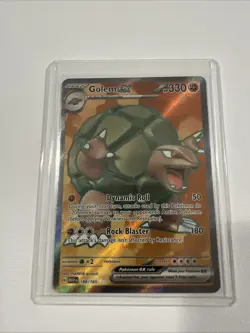 Pokemon TCG Golem EX 189/165 Scarlet & Violet 151 Ultra Rare Full Art - Image 1