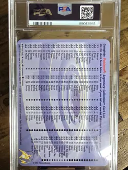 Pokemon Dark Raichu Legendary Collection Reverse Holo S3/S4 Box Topper PSA 8 - Image 2