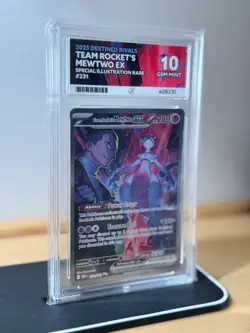 Pokemon TCG - Team Rocket's Mewtwo Destined Rivals 231/182 ACE 10 PERFECT SUBS - Image 5