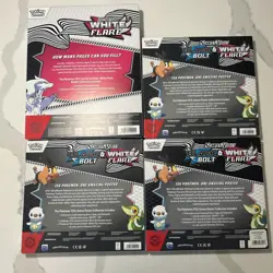Pokemon Scarlet & Violet: White Flare Sealed Binder + Three Poster Collections ✅ - Image 2