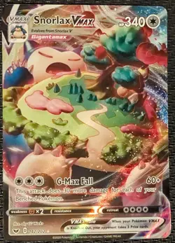 Pokemon TCG Snorlax Lot: VMAX 142/202 & TG10/TG30 Trainer Gallery Full Art NM - Image 2