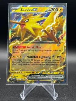 Zapdos ex 145/165 Sv: Scarlet & Violet 151 Holo Pokemon TCG - Image 1