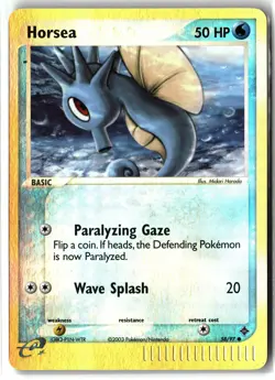 Horsea ⭐ 58/97 Reverse Holo Common Dragon 2003 Pokemon MP - Image 1