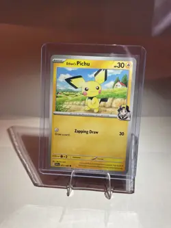 Ethan's Pichu - SV10: Destined Rivals 071/182 NM Pokemon TCG - Image 3