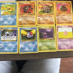 Pokemon lot TCG, Vintage, rare, Fossil, Psyduck, Slowpoke, Golem - Image 1