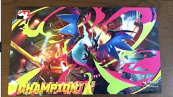 Mega Charizard X CHAMPION PLAYMAT Play Pokemon League Cup Pokemon TCG - Image 1